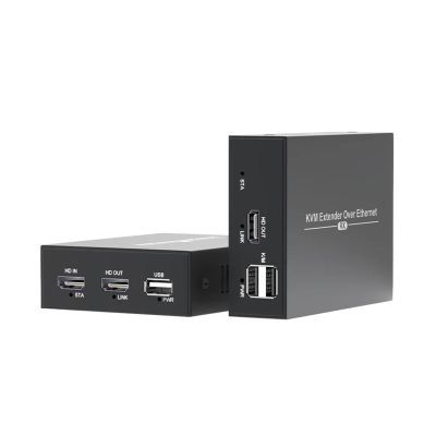 5MNG0Y8 150M HDMI KVM Extender Over IP HDMI USB Extender via cat6 Rj45 Ethernet Network HDMI USB Over UTP/STP Support USB Mouse Keyboard(RX(150M-1080P-KVM),AU Plug)