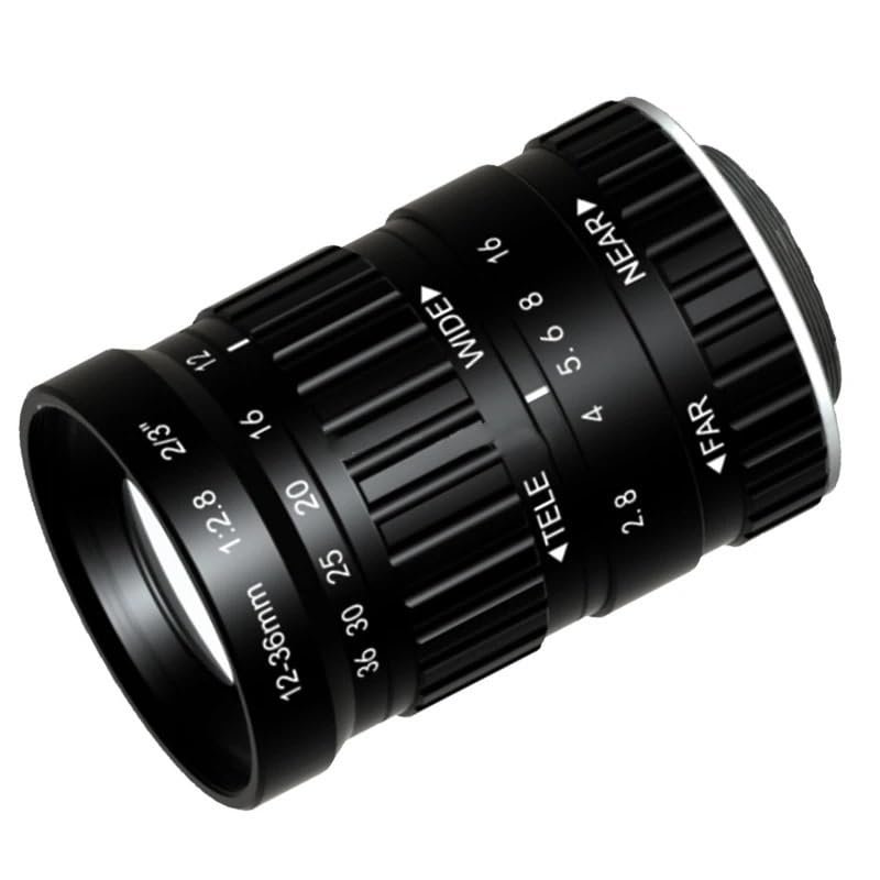 5 megapixel 12-36mm HD Lens Manual iris Zoom C-Mount Lens for IP Cameras FA Lens 2/3 inch Zoom