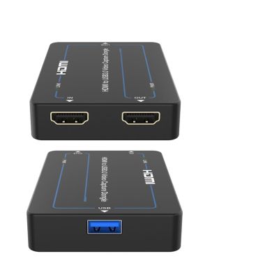 5MNG0Y8 HDMI-Compatible to USB Video Capture Card USB LAN Switch Video Extractor Switcher Game Live Streaming 4K Screen Sharing