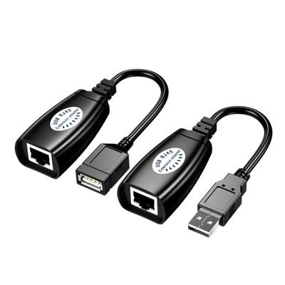 SECFOU USB Hub Ethernet Extender Network Cable Extender USB Extension Adapter
