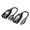 SECFOU USB Hub Ethernet Extender Network Cable Extender USB Extension Adapter view 1