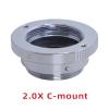 Optical Magnifier 1.5X 2X 2.5X 4X FA Industrial Lens C-Mount TV Extender Machine Vision Teleconverter Zoom CCTV Camera(2.0X C-Mount) view 2