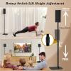 SFKLYU Floor Speaker Stands Floor Stands with Cable Management, Adjustable Height Speaker Mount for Studio Monitor, Subwoofer,A1 view 2