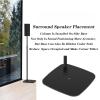 SFKLYU Floor Speaker Stands Floor Stands with Cable Management, Adjustable Height Speaker Mount for Studio Monitor, Subwoofer,A1 view 3