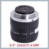 2/3 inch FA C Mount Lens 6mm 8mm 12mm 16mm 25mm 35mm 50mm Fixed Focal Length F1.4 Manual Aperture 5MP(25mm) view 2