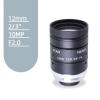 CCTV Camera Optical Lens 12mm Fixed Focus 2/3 Lens 10MP C-Mount Camera F2.0 Machine Vision Lens view 2