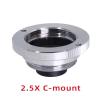 Optical Magnifier 1.5X 2X 2.5X 4X FA Industrial Lens C-Mount TV Extender Machine Vision Teleconverter Zoom CCTV Camera(2.5X C-Mount) view 2