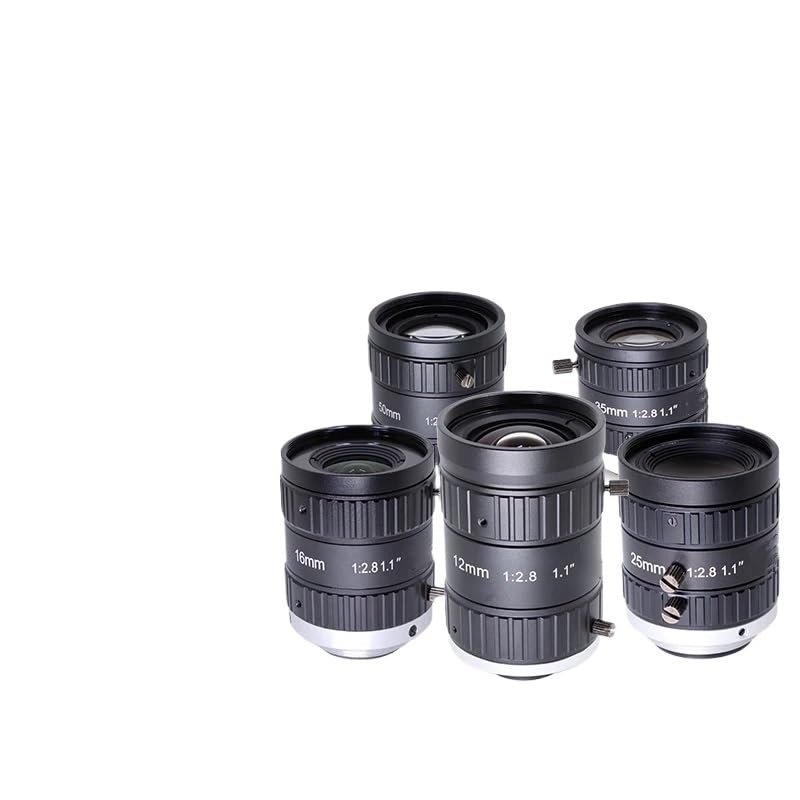 20MP 1.1 inch 12mm 16mm 25mm 35mm 50mm Fixed Focus C-Mount Lens Camera Machine Vision Manual Aperture(35mm)