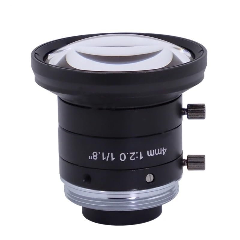 4mm Macro Lens for Machine Vision Camera 1/1.8" 5MP Manual Aperture F2.0 C Mount