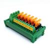 6-Channel DIN Rail Power Distribution Module, Fused Terminal Block, DC Input view 2