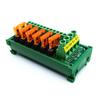 6-Channel DIN Rail Power Distribution Module, Fused Terminal Block, DC Input view 3