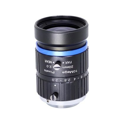 C-Mount Lens 10MP 1 inch 20mm F1.4 Machine Vision Lens Manual Iris FA Industrial/Surveillance Camera