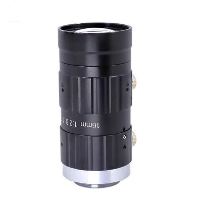 20MP 16mm FA Lens 1.1 inch Large Sensor C-Mount F2.8 Camera Lens Manual Aperture for Machine Vision Cameras