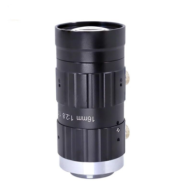 20MP 16mm FA Lens 1.1 inch Large Sensor C-Mount F2.8 Camera Lens Manual Aperture for Machine Vision Cameras