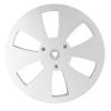 1/4 7 Inch Aluminum Alloy Empty Reel for Tape Recorders, 6 Hole Recording Takeup Reel, Silver view 1