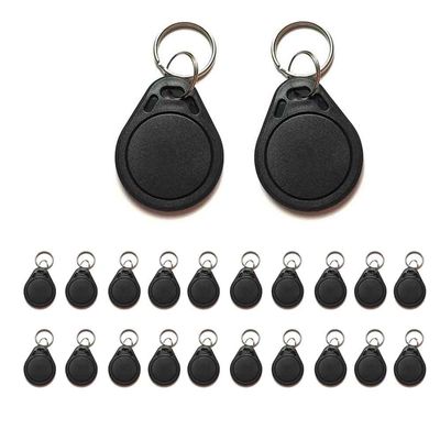 50 PCS 13.56 MHz UID Writable Rewritable Clone IC Smart Key Fobs, Compatible with MIFARE Classic 1K, RFID Blank Tag for Access Control Key Tag Rewritable (100)
