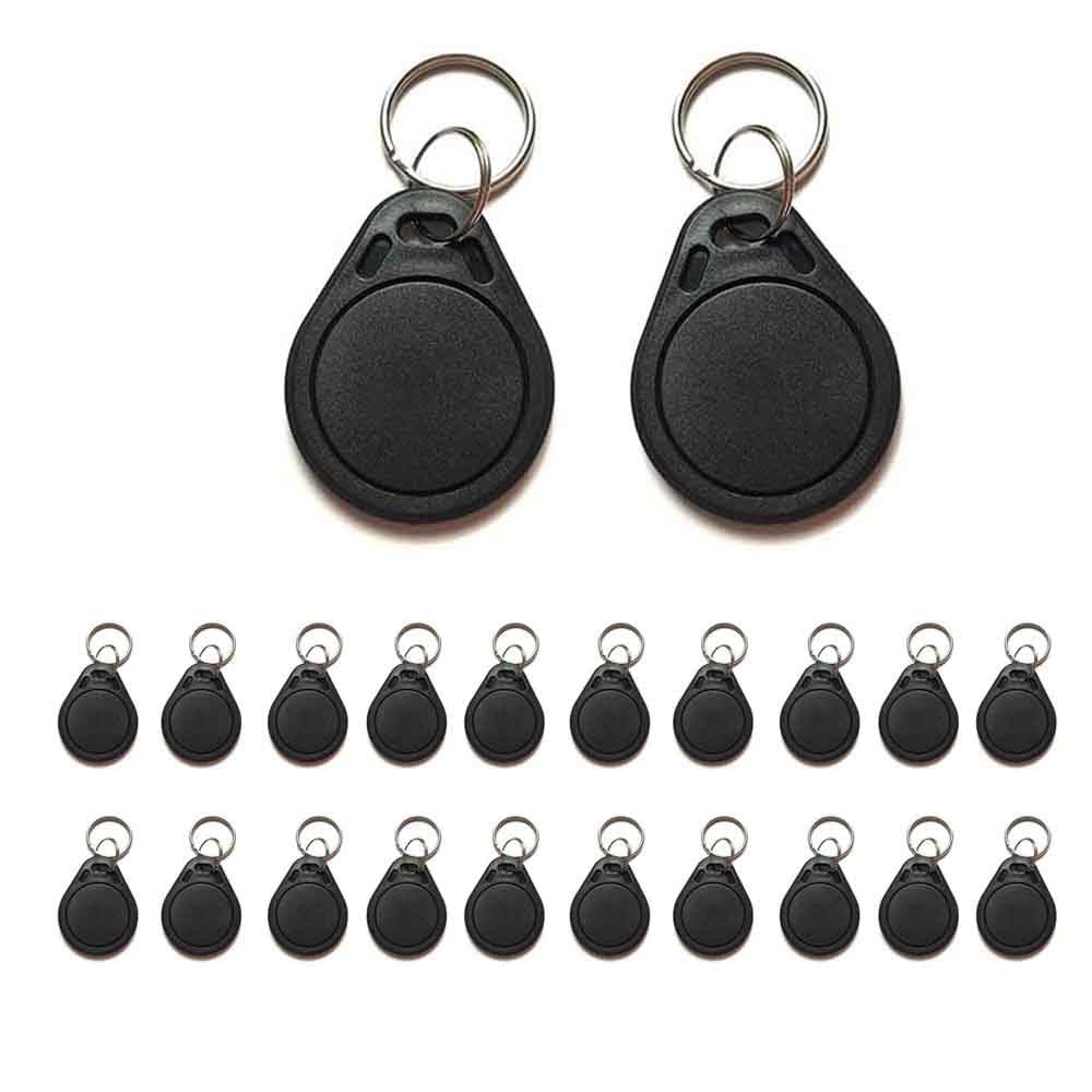 50 PCS 13.56 MHz UID Writable Rewritable Clone IC Smart Key Fobs, Compatible with MIFARE Classic 1K, RFID Blank Tag for Access Control Key Tag Rewritable (100)