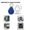 10 PCS 13.56 MHz UID Writable Rewritable Clone IC Smart Keychain, Compatible with MIFARE Classic 1K, RFID Blank Tag for Access Control Key Tag Rewritable (10 PCS) view 3