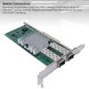 10Gb Network Card, 10Gbps Dual Port SFP Server Network Card, 10Gb SFP PCIe NIC with 82599 Chip for Server Networking Applications view 2