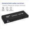 HDMI Splitter 1 in 4 Out [with Adapter] 4K 1x4 HDMI Splitter Repeat/Mirror Screen Only (Not Extend), 1 Source Extend to 4 Display Devices view 2