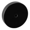 Lightweight Aluminum Alloy Disc Stabilizer, HiFi Record Weight for Turntables, Reduces Vibration and Improves Sound Quality, Silicone Bottom Pad for Shock Absorption, Universal (Black) view 2
