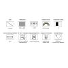 4 Inch E Paper Module, 600x400 E6 Full Color SPI E Paper Display for RasPi, Nano and RDK X3 with SPI Control Interface, Sustainable Backlight view 3