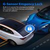 Dash Cam Front and Inside,Dashcams for Cars with 64G Card Traffic Recorder IR Night Vision Loop Recording G-Sensor 24Hr Parking Traffic Recorder(Front/Inside+64G) view 4