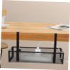STOBOK Desk Organizer Tray Metal Wire Storage for Home Office Capacity Cord Holder Space-saving for Cables and Simple and Stylish Design view 4