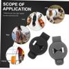 KICHOUSE 2pcs Scratch Cases Lightweight Sleeves for Dogs Cats Creative Design Black and Grey Firmly Lost Real Tracking view 3
