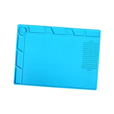 Uonlytech Cell Phone Laptop Repair Mat Heat Resistant Silicone Soldering Pad Magnetic Mat for Electronic Repair