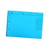 Uonlytech Cell Phone Laptop Repair Mat Heat Resistant Silicone Soldering Pad Magnetic Mat for Electronic Repair view 1