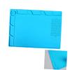 Uonlytech Cell Phone Laptop Repair Mat Heat Resistant Silicone Soldering Pad Magnetic Mat for Electronic Repair view 2
