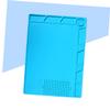 Uonlytech Cell Phone Laptop Repair Mat Heat Resistant Silicone Soldering Pad Magnetic Mat for Electronic Repair view 4