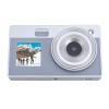 Digital Camera, Autofocus 50MP 1080P Camera with 16x Zoom Anti Shake, Compact Camera with 2.8in + 1.4in Dual Screen, Retro Student Camera for Teens Boys Girls (Silver) view 2