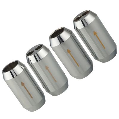 PLCPDM 2Pairs Aluminum Auditory Wire Splitters Dividers Set 14mm 16mm Diameter 2Hole/1 Hole Enhances Auditory