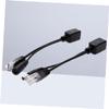 Angoily 2pcs Splitter Adapter Full Copper for IP Security Cameras Routers and WLAN Dc view 4