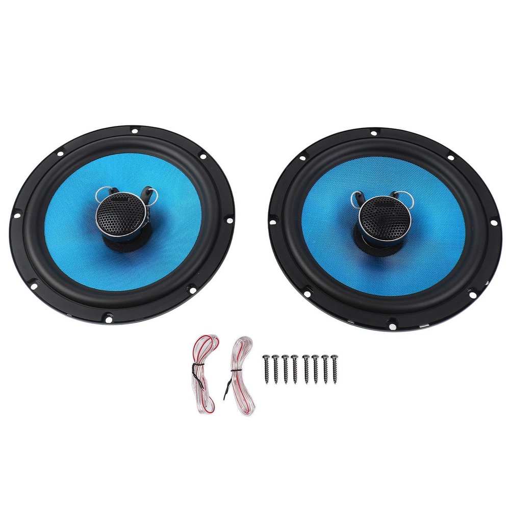 Akozon 6.5 Inch HiFi Full Range Coaxial Car Speakers 30W 4 Ohms Stereo Speaker