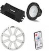 Kicker 48PXA6001 Mono Amp 10 in 4-Ohm Marine Subwoofer Bundle view 1