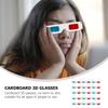 jojofuny 60pcs Disposable Anaglyph Glasses Paper Frame for Movies Games Photos Red-Blue Viewing for Home Theater Entertainment view 4