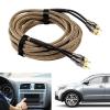 2RCA to 2RCA Auto Sound Connector Cable with Robusts Construction Home Theater Sound Transfer Cable for Long Term Use view 2