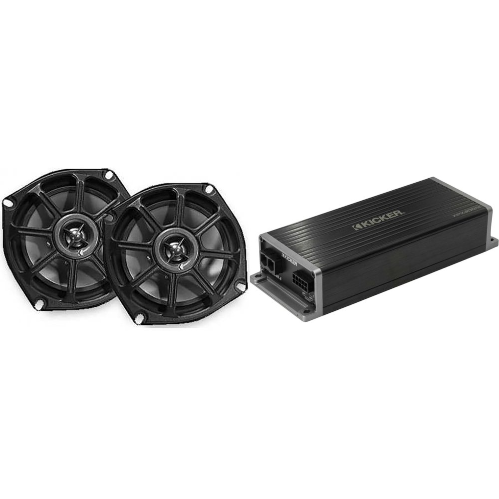 Kicker 5.25" Fairing Speaker Upgrade Kit Compatible with 1996-2013 Street Glide (4 ohm)