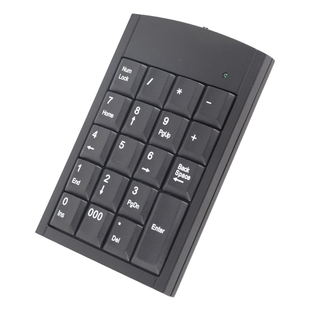SUNGOOYUE Numbers Keypad for Laptop,19 Keys Number USB Touch Anti Slip Anti Fall Ultra Thin Design, Financial Accounting Number Keyboard for iOS, Android Laptop