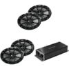 KICKER Marine KPX300.4 Powersports & Motorcycle Amp & (2) 6x9 Speakers (4 Ohm) view 1