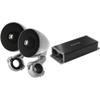 KICKER Marine KPX300.4 Powersports & Motorcycle Amp & 3" Chrome Enclosed Speakers (4 Ohm) view 1