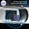 800W 10in Slim Underseat Powered Car Subwoofer with LED Ambient Light Excellent Heat Dissipation Space Saving (Colorful) view 4
