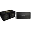 KICKER Key500.1 Smart Mono Amp & Dual 10" 50DCWC102 Vented Enclosure Bundle view 1