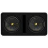 KICKER Key500.1 Smart Mono Amp & Dual 10" 50DCWC102 Vented Enclosure Bundle view 3