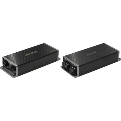 Kicker 51KPX5001 & 51KPX3004 KPX Powersports & Motorcycle Sub Amp w/ 4 Full Range Amp Bundle
