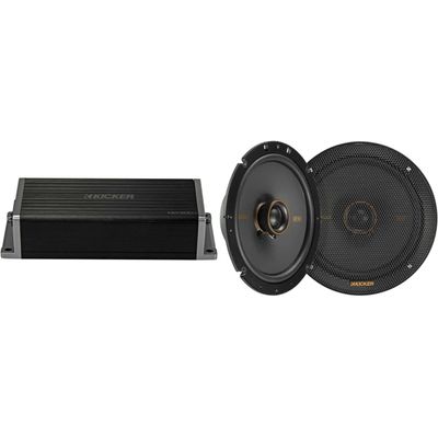 KICKER 47KEY2004 4-Channel DSP Smart Amp w/ 51KSC6704 6.75" Audio Upgrade Bundle