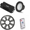 Kicker 48PXA6001 Weatherproof Powersport Mono Amp & 10" 4 Ohm Marine Subwoofer (Charcoal Grill) Includes LED Remote view 1